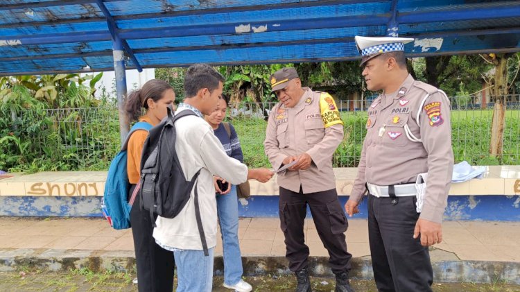 Pelaksanaan Operasi Keselamatan Turangga 2024 di Polres Manggarai Memasuki Hari ke-9