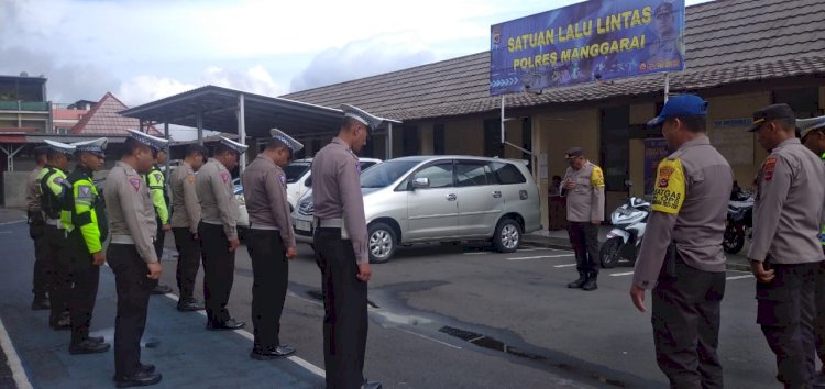 Pelaksanaan Operasi Keselamatan Turangga 2024 Polres Manggarai Berjalan Lancar