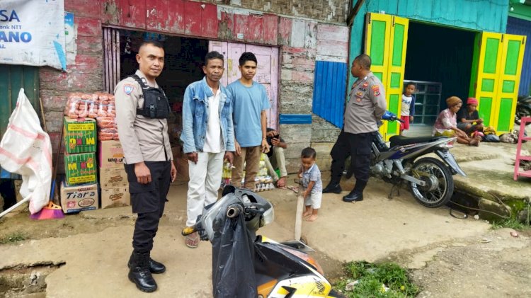 Jaga Situasi tetap Kondusif, Anggota Piket Polsek Cibal Rutin laksanakan Patroli dan Penggalangan