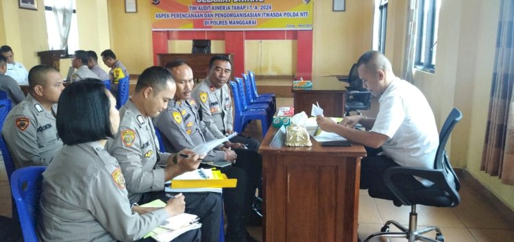 Pelaksanaan Audit Kinerja Itwasda Polda NTT Tahap I T.A. 2024 di Polres Manggarai: Meningkatkan Kualitas Layanan Kepolisian