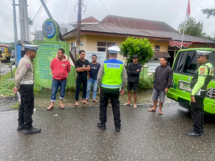 Patroli KRYD, Pamturlalin, dan Himbauan Kamseltibcar Lantas di Kota Ruteng