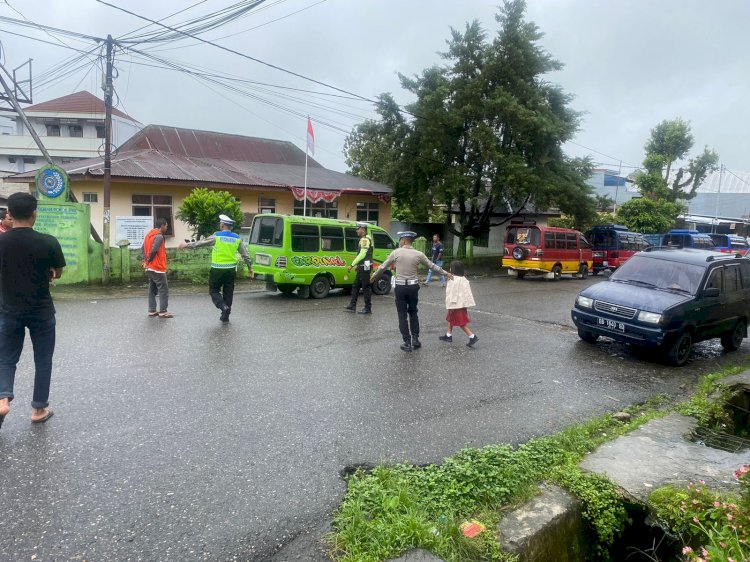 Patroli KRYD, Pamturlalin, dan Himbauan Kamseltibcar Lantas di Kota Ruteng