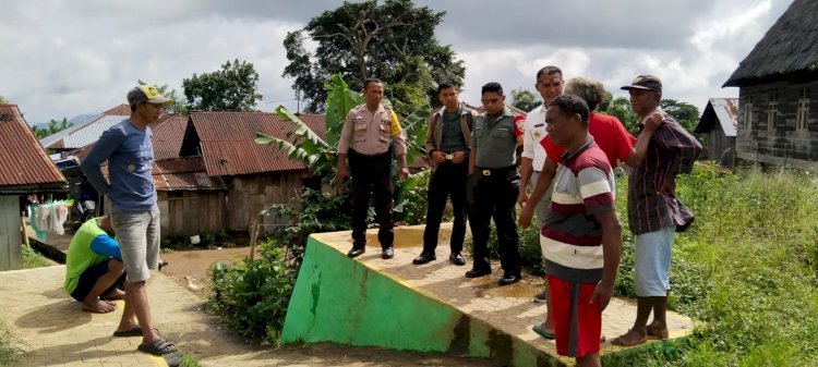 Bhabinkamtibmas dan Babinsa Bersinergi Lakukan Patroli Dialogis di Langke Rembong