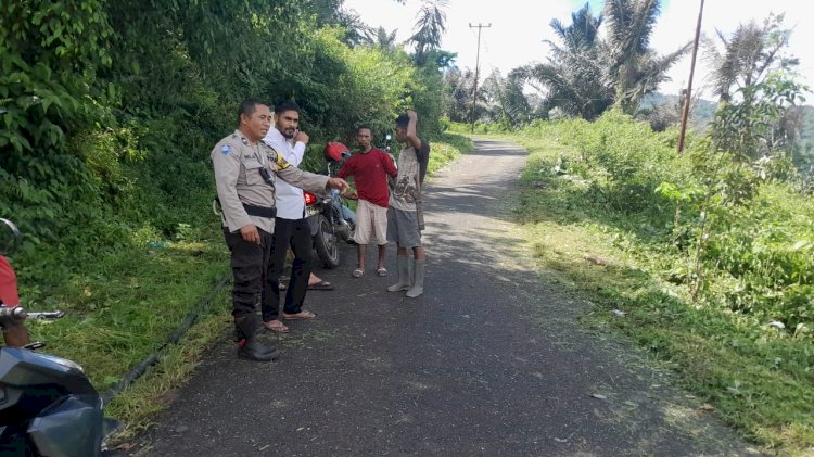 Bhabinkamtibmas AIPDA Kornelius Jemarus Himbau Masyarakat Buar Terkait Pencegahan Kejahatan dan Bencana Alam