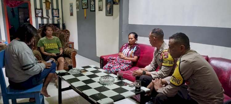 Bhabinkamtibmas Kecamatan Langke Rembong Mediasi Permasalahan yang terjadi di Masyarakat