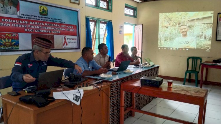 Polres Manggarai Sosialisasi Pencegahan TPPO dan Bahaya Narkoba di Golo Cador