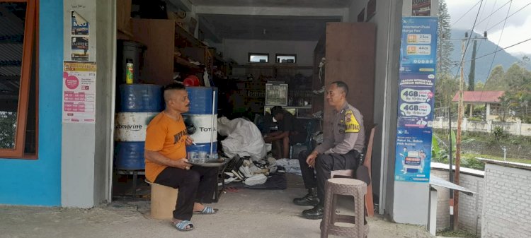 Bripka DAMSUS S. SUNDING Himbau Warga Waso Tingkatkan Kewaspadaan terhadap Maraknya Kasus Pencurian