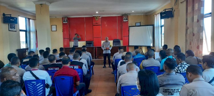 Bimbingan Rohani Memperkuat Spiritualitas Personel Polri dan ASN Polres Manggarai