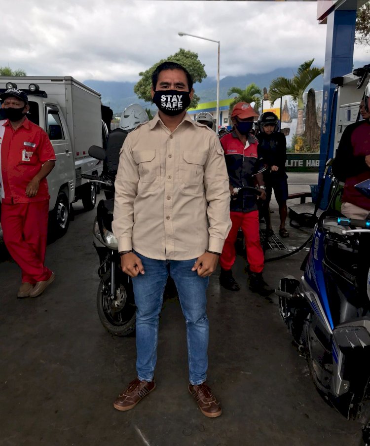 Unit Tipidter, Satreskrim Polres Manggarai Lakukan Kegiatan Pengecekan dan Patroli Dialogis di SPBU Menjelang Mudik Lebaran