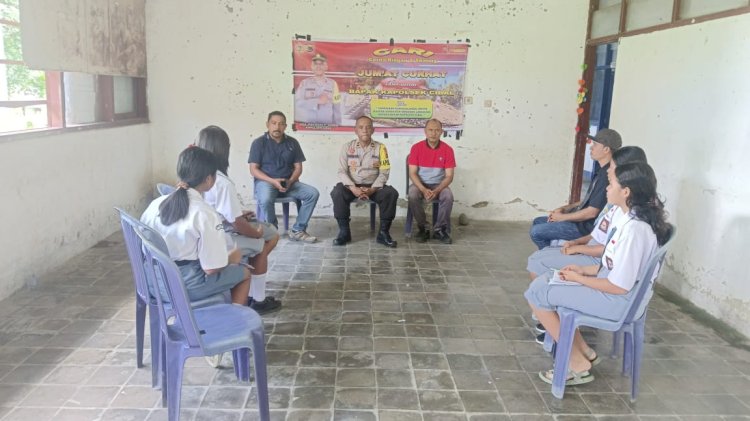 Jumat Curhat Polsek Cibal: Siswa Siswi SMAN 1 Cibal Berdialog dengan Kapolsek Cibal