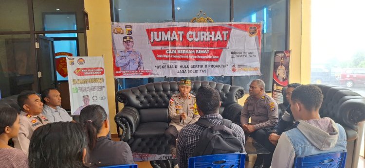 Jumat Curhat Polres Manggarai : Jalin Komunikasi dan Dialog Terbuka dengan Masyarakat