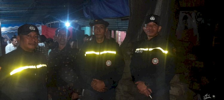 Bhabinkamtibmas di Kecamatan Langke Rembong Lakukan Patroli dan Pengamanan Kegiatan Masyarakat