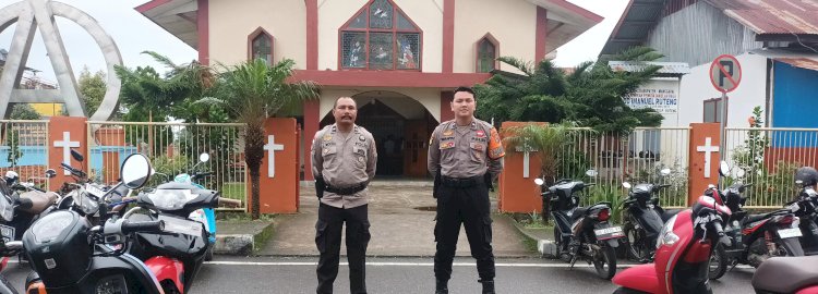 Polres Manggarai Gelar Personel Pengamanan Ibadah Minggu