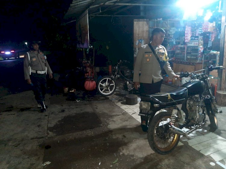 Patroli Malam Polsek Reo Berhasil Amankan 13 Kendaraan Knalpot Tidak sesuai Spesifikasi Tekhnis.