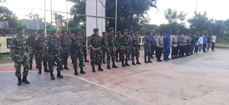 Polsek Reo Gelar Apel Gabungan Kesiapan Pengamanan Malam Takbiran dan Sholat Idul Fitri 1445 H