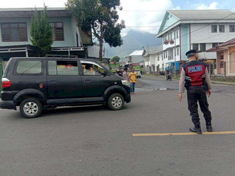 Patroli Samapta Polres Manggarai Tingkatkan Keamanan di Ruteng