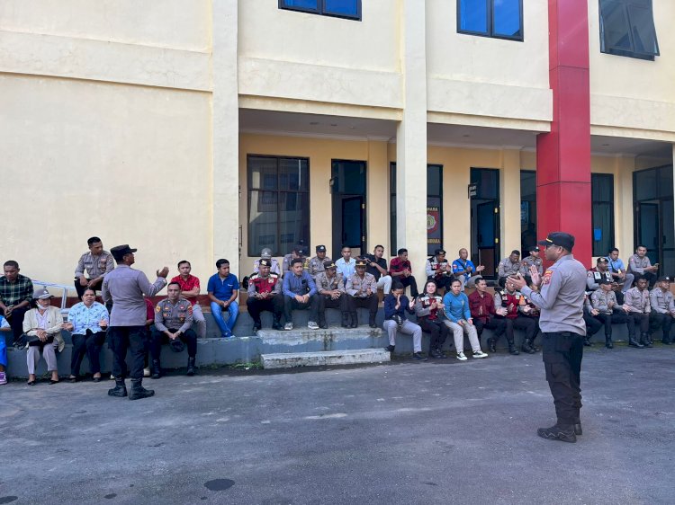 BINROHTAL di Mapolres Manggarai: Menguatkan Keimanan dan Solidaritas Personel Polres Manggarai