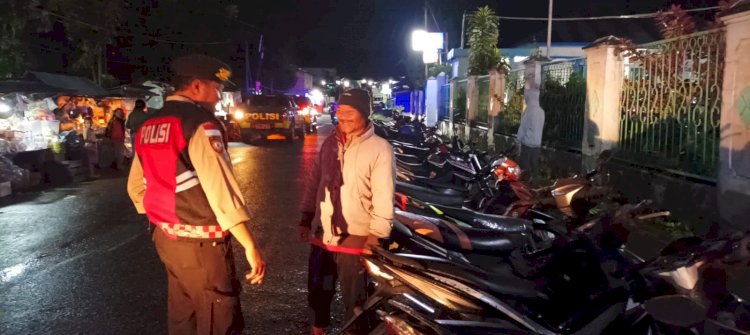 Tingkatkan Patroli Malam, Satuan Sabhara Polres Manggarai Jaga Stabilitas Kamtibmas di Ruteng