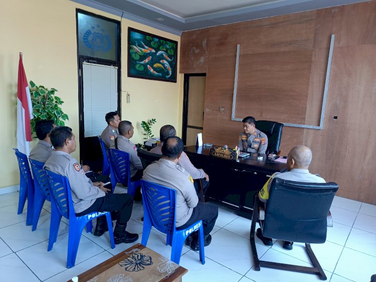 Kapolres Manggarai Gelar Rapat Awal Pembentukan Polsubsektor di 4 Kecamatan