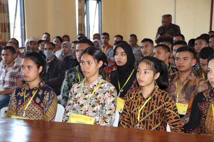 Kapolres Manggarai Berikan Pembekalan dan Motivasi bagi Casis Polri