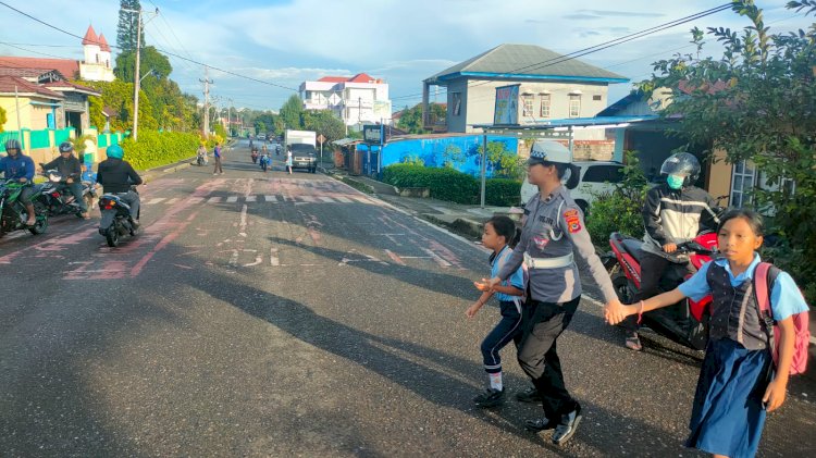 Pengamanan dan Pengaturan Lalu Lintas Rutin Satuan Lalu Lintas Polres Manggarai Menjadi Fokus Utama