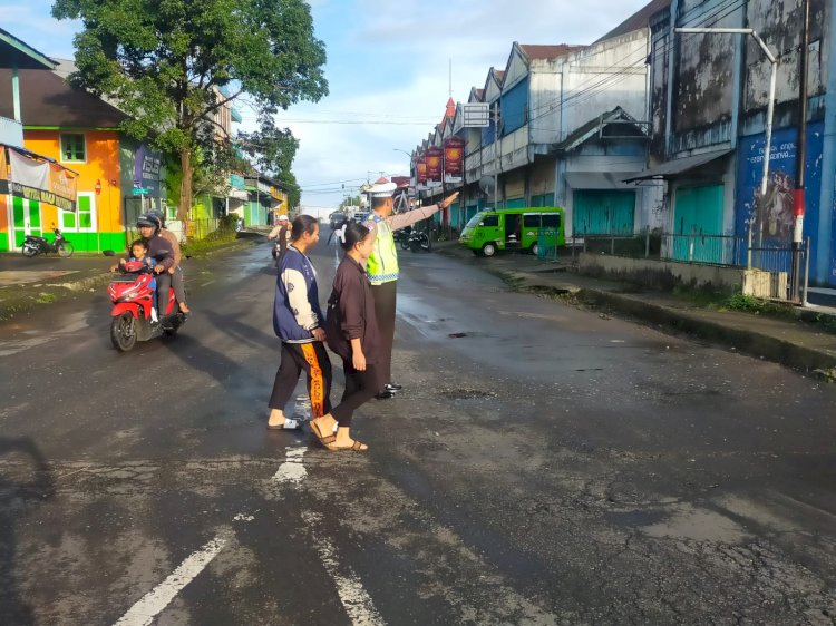 Pengamanan dan Pengaturan Lalu Lintas Rutin Satuan Lalu Lintas Polres Manggarai Menjadi Fokus Utama