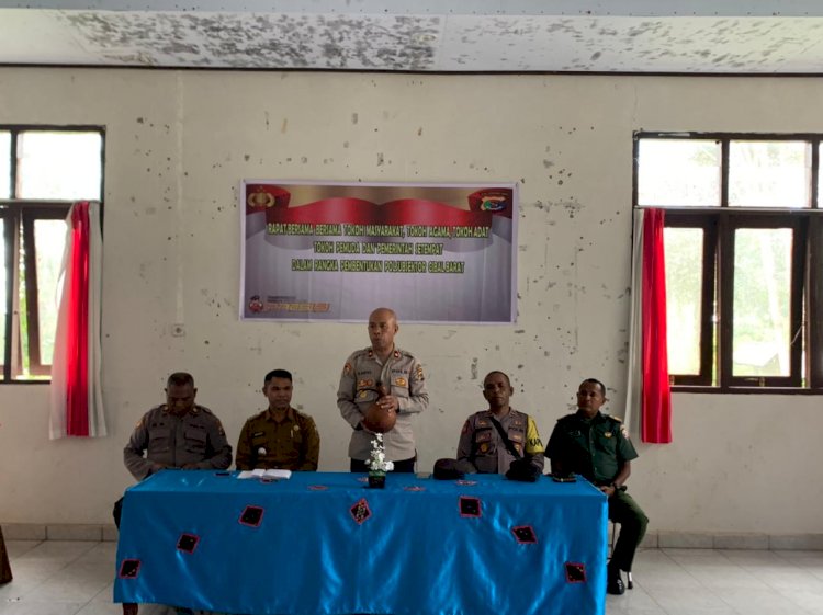 Rapat Pembentukan Polsubsektor Cibal Barat: Langkah Penting Menuju Keamanan Wilayah