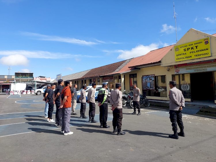 Polres Manggarai Siagakan Personil Untuk Antisipasi Kerawanan pada Peringatan Hari Buruh Internasional