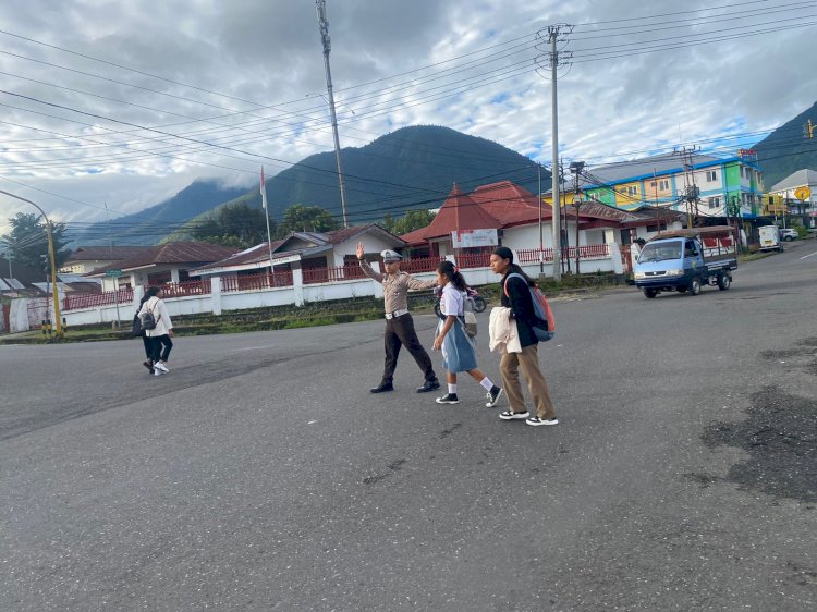 Satuan Lalu Lintas Polres Manggarai Rutin Gelar Apel Pagi dan Pamturlalin