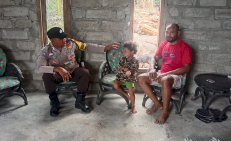Bhabinkamtibmas BRIPKA Arsel Liunima Beri Himbauan dan Sosialisasi Penting di Desa Hilihintir