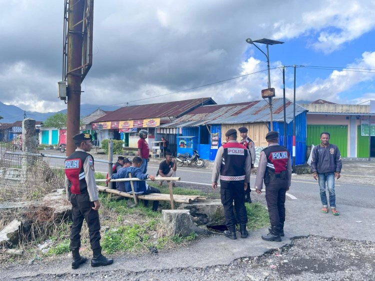 Sat Samapta Polres Manggarai Gelar Patroli Dialogis, Wujudkan Kamtibmas Kondusif di Kota Ruteng