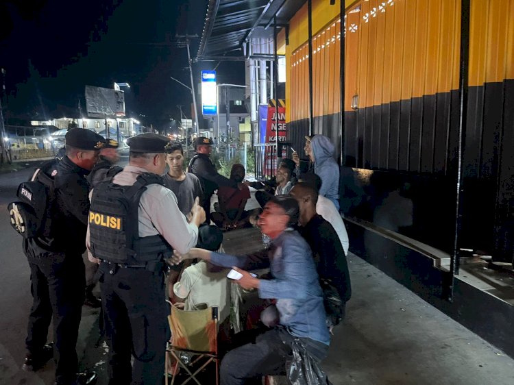 Berantas Aksi Premanisme, Samapta Polres Manggarai Gelar Patroli Perintis Presisi di Ruteng.