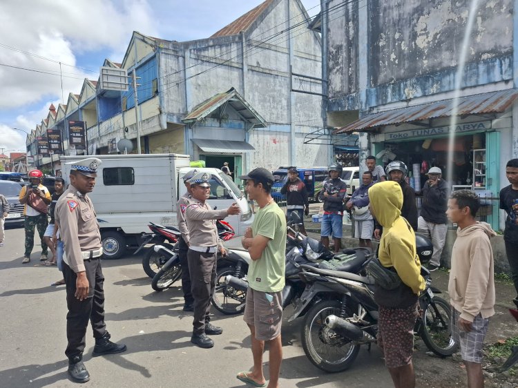 Tingkatkan Disiplin Berlalu Lintas, Sat. Lantas Polres Manggarai lakukan Patroli KRYD Dan Himbauan Kamseltibcar Lantas di Kota Ruteng.
