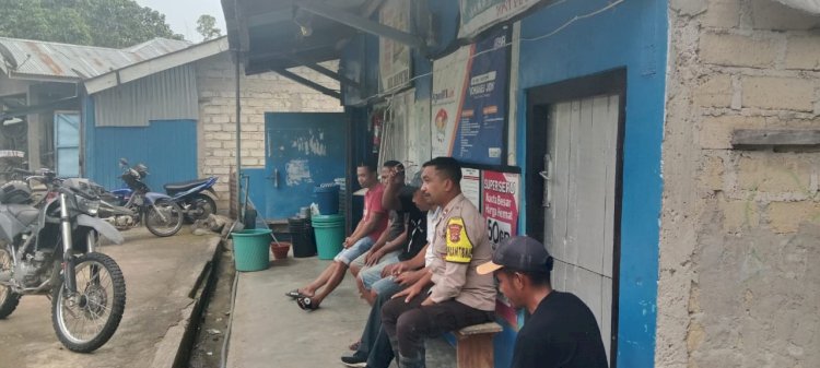 BHABINKAMTIBMAS DESA WUDI LAKUKAN SAMBANG DAN DDS DI KAMPUNG BEA WELU, AJAK WARGA JAGA KAMTIBMAS DAN DUKUNG KETAHANAN PANGAN