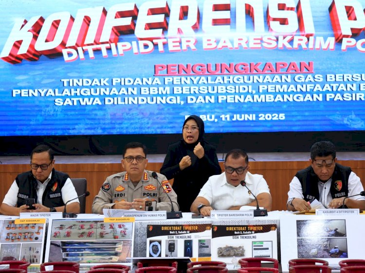 Bareskrim Ungkap Tambang Pasir Ilegal Rugikan Negara Hingga Rp1 Miliar