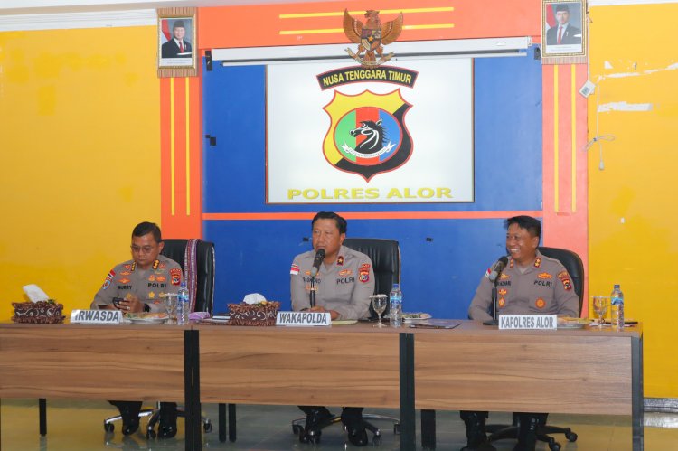Wakapolda NTT Pimpin Asistensi di Polres Alor, Soroti Disiplin Personel dan Pencegahan Konflik Horisontal