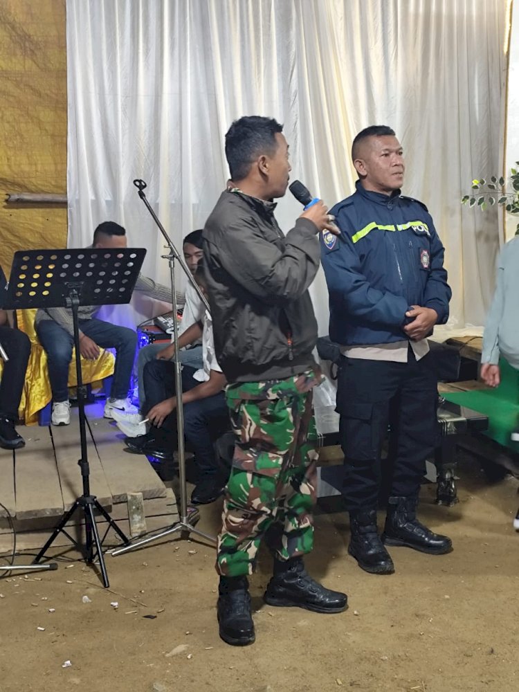 Pengamanan Pesta Pernikahan, Sinergi Bhabinkamtibmas, Babinsa dan Masyarakat