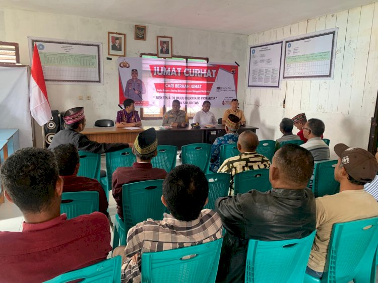 Polres Manggarai Gelar Jumat Curhat di Kelurahan Carep, Wadah Penguat Hubungan Polisi dan Masyarakat