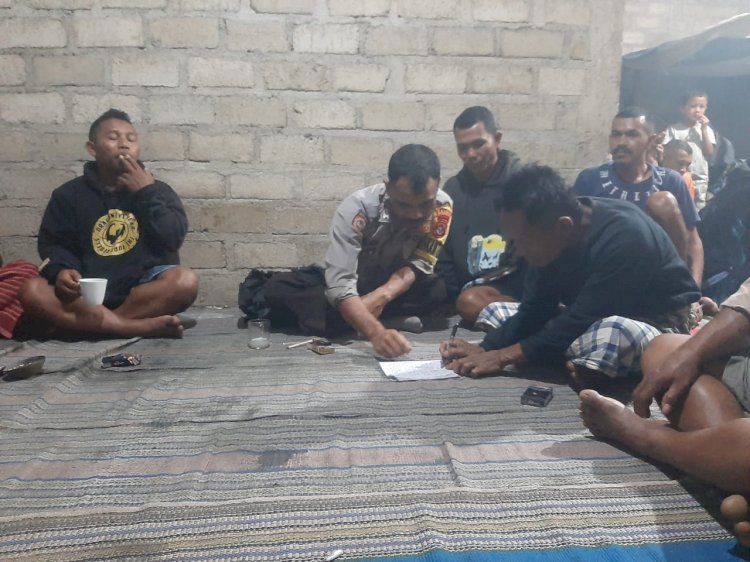 Problem Solving oleh Bhabinkamtibmas Desa Sambi, Kecamatan Reok Barat