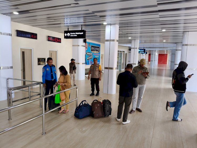 Kp3 Udara, Berperan Aktif Dalam Menciptakan Rasa Aman Di Bandara Udara Frans Sales Lega