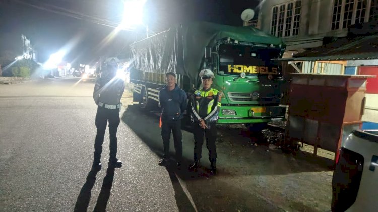 Patroli Malam Polres Manggarai Antisipasi Balap Liar dan Parkir Liar di Badan Jalan