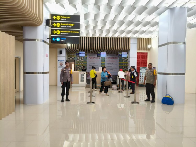 KP3 Udara Pengamanan Bandara Frans Sales Lega Ruteng