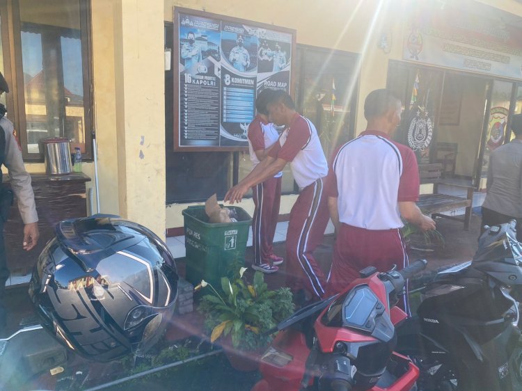 Polres Manggarai Gelar Kegiatan Jumat Bersih
