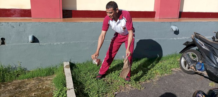 Polres Manggarai Gelar Kegiatan Jumat Bersih