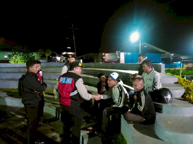 Satuan Samapta Gelar Patroli Perintis Presisi Malam Minggu, Jaga Kamtibmas di Kota Ruteng