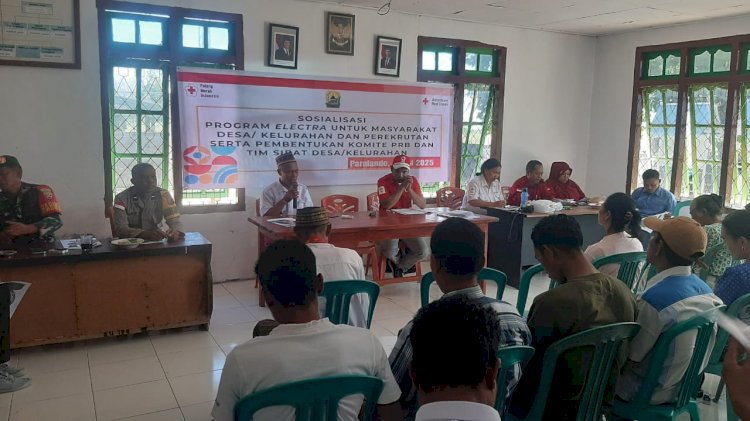Sosialisasi Program ELECTRA dan Pembentukan Komite PRB serta Tim SIBAT di Desa Paralando
