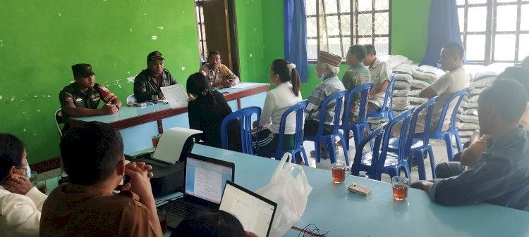 Problem solving bhabinkamtibmas kel. Mbaumuku terkait sengketa tanah
