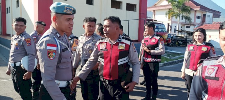 Propam Polres Manggarai Gelar Operasi Gaktiblin, Tegakkan Disiplin Personel