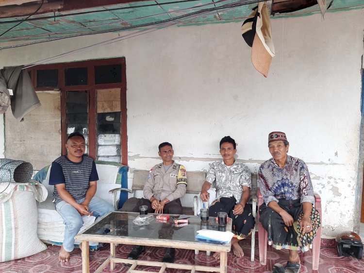 Bhabinkamtibmas Sambangi Warga, Pererat Tali Silaturahmi dan Jaga Kamtibmas