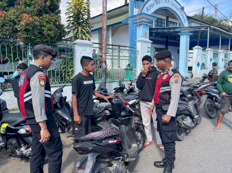 Jaga Situasi Aman, Samapta Laksanakan Patroli Dialogis di Titik Rawan